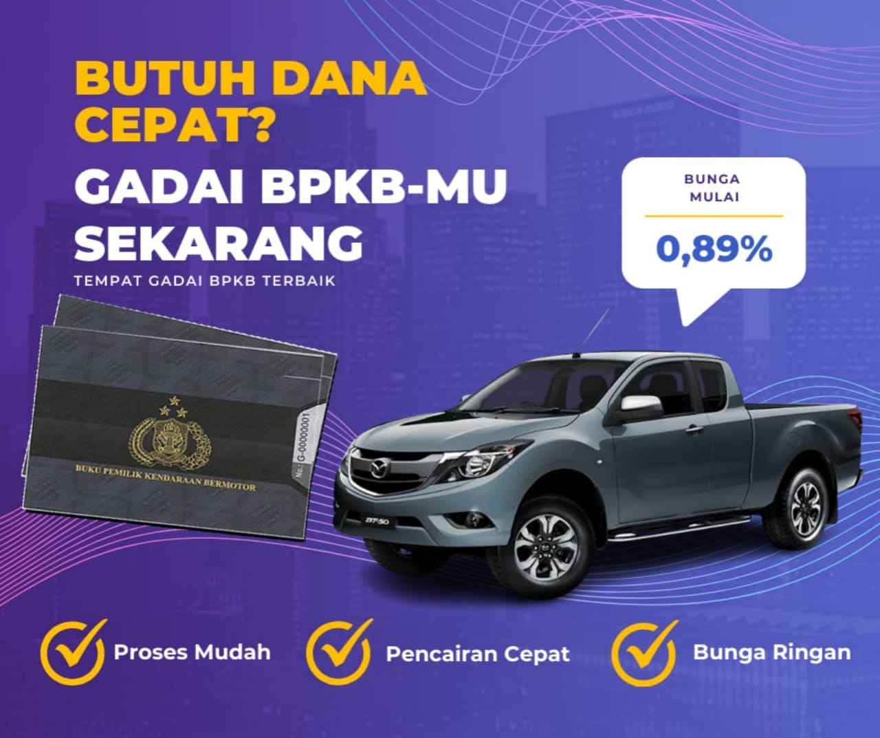 Kredit Jaminan Bpkb Mobil Mazda Bt 50 Dapat Dana Berapa? Seperti Ini Simulasinya